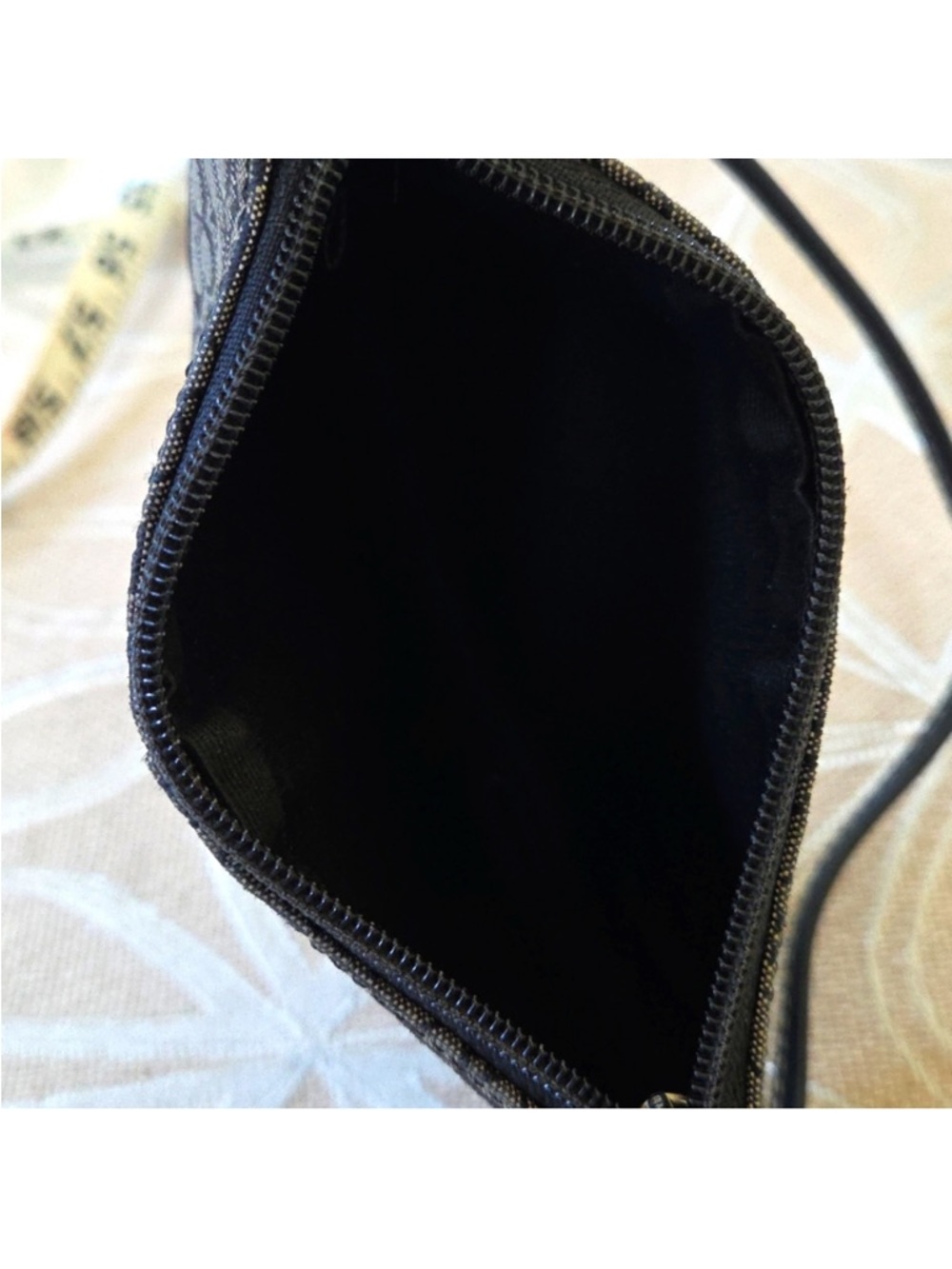 Coach Black and Khaki Signature Canvas Wristlet - Picture 6 of 6